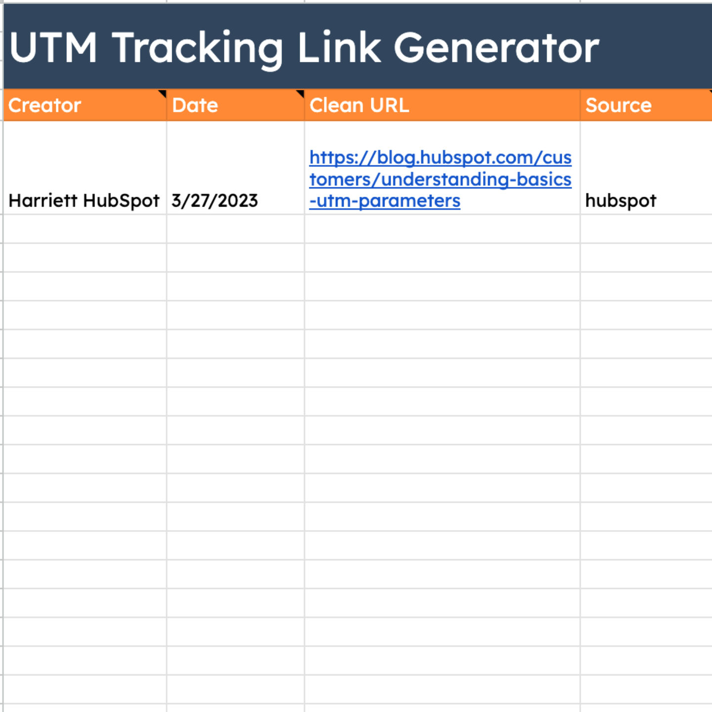 Free UTM Tracking Links Template [Download Now]